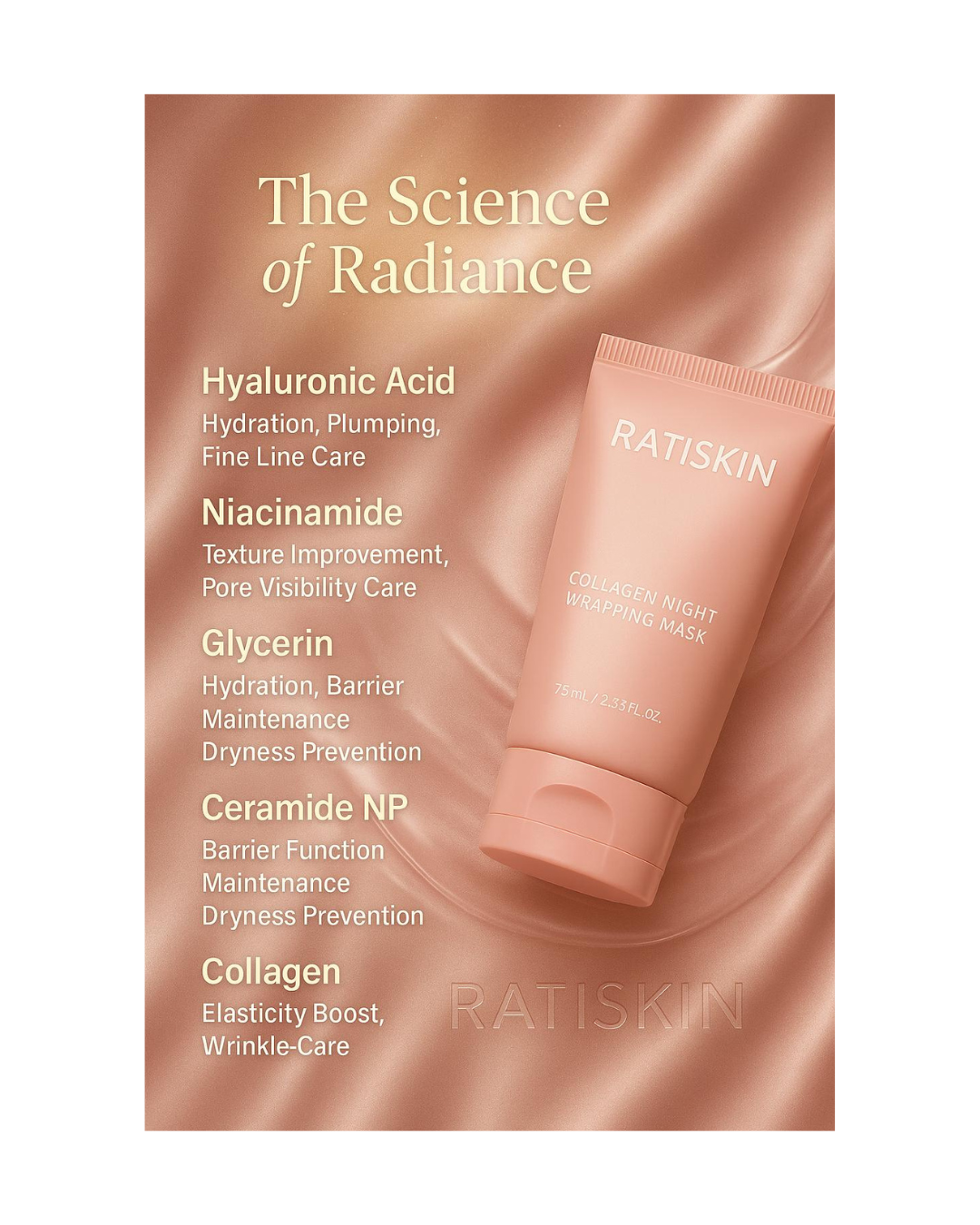 RATISKIN Collagen Night Wrapping Mask