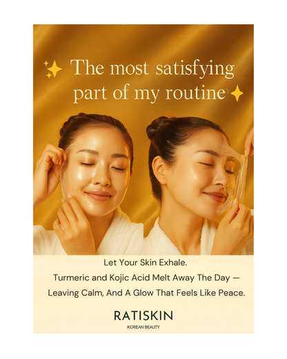 RATISKIN KOJIC ACID TURMERIC OVERNIGHT WRAPPING MASK