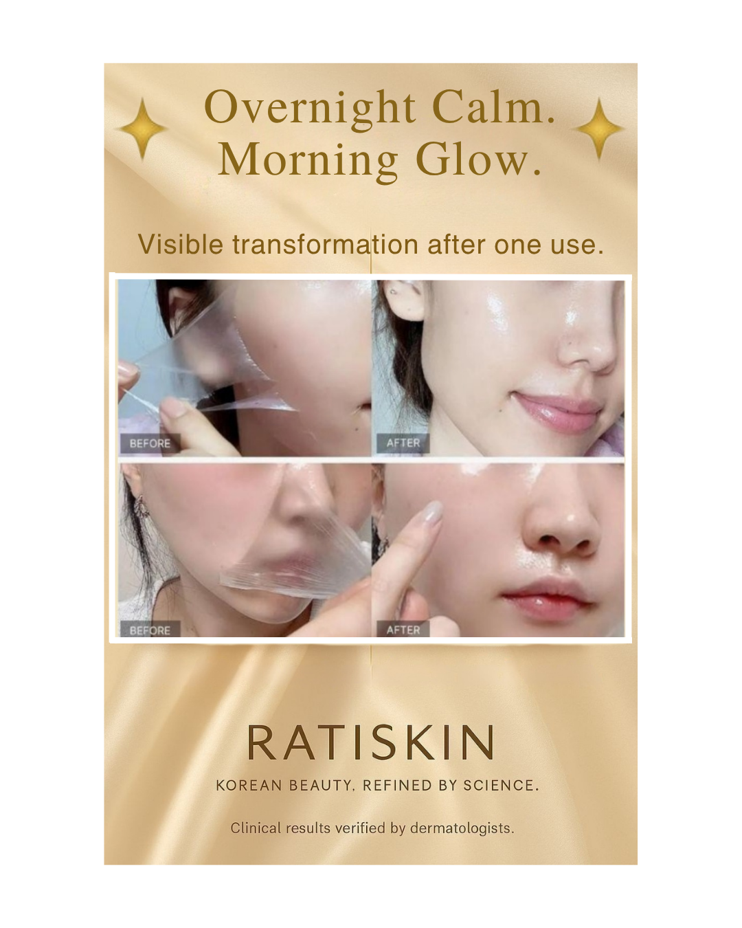 RATISKIN KOJIC ACID TURMERIC OVERNIGHT WRAPPING MASK
